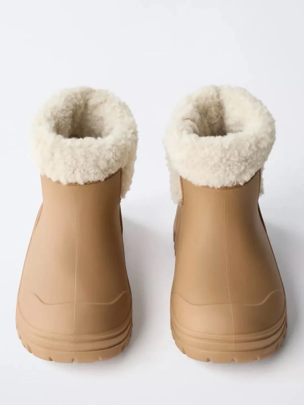 Zara fleece lined rain boots